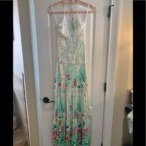 Sky maxi dress